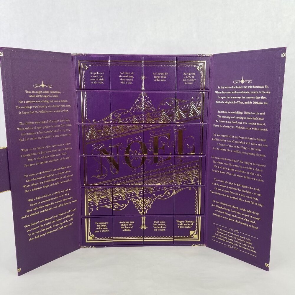 Vosges Haute-Chocolat NOEL Christmas Advent Calendar Box 2015 24 Drawers - Empty